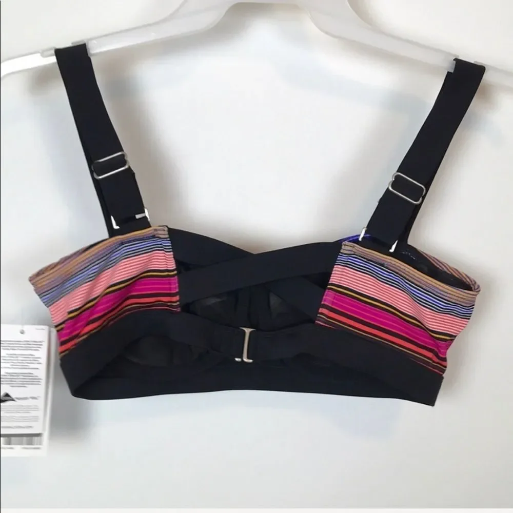 Athleta Capri Stripe Pura Bikini Top NWT